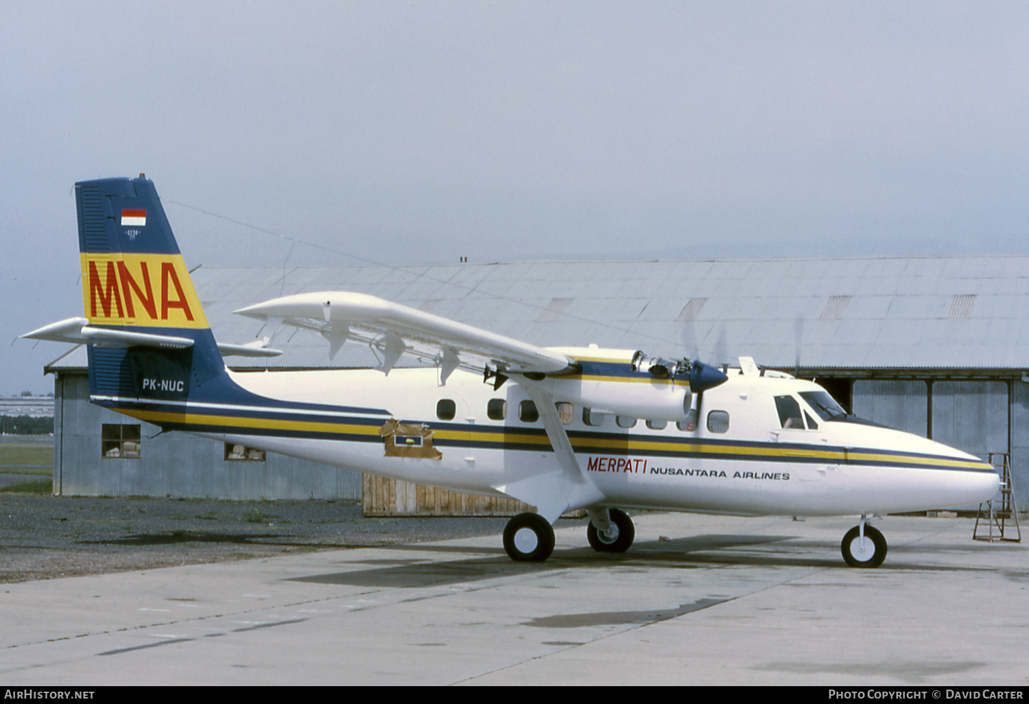 Aircraft Photo of PK-NUC | De Havilland Canada DHC-6-100 Twin Otter | Merpati Nusantara Airlines | AirHistory.net #662