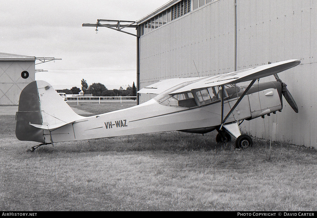 Aircraft Photo of VH-WAZ | Auster J-1B Aiglet | AirHistory.net #670