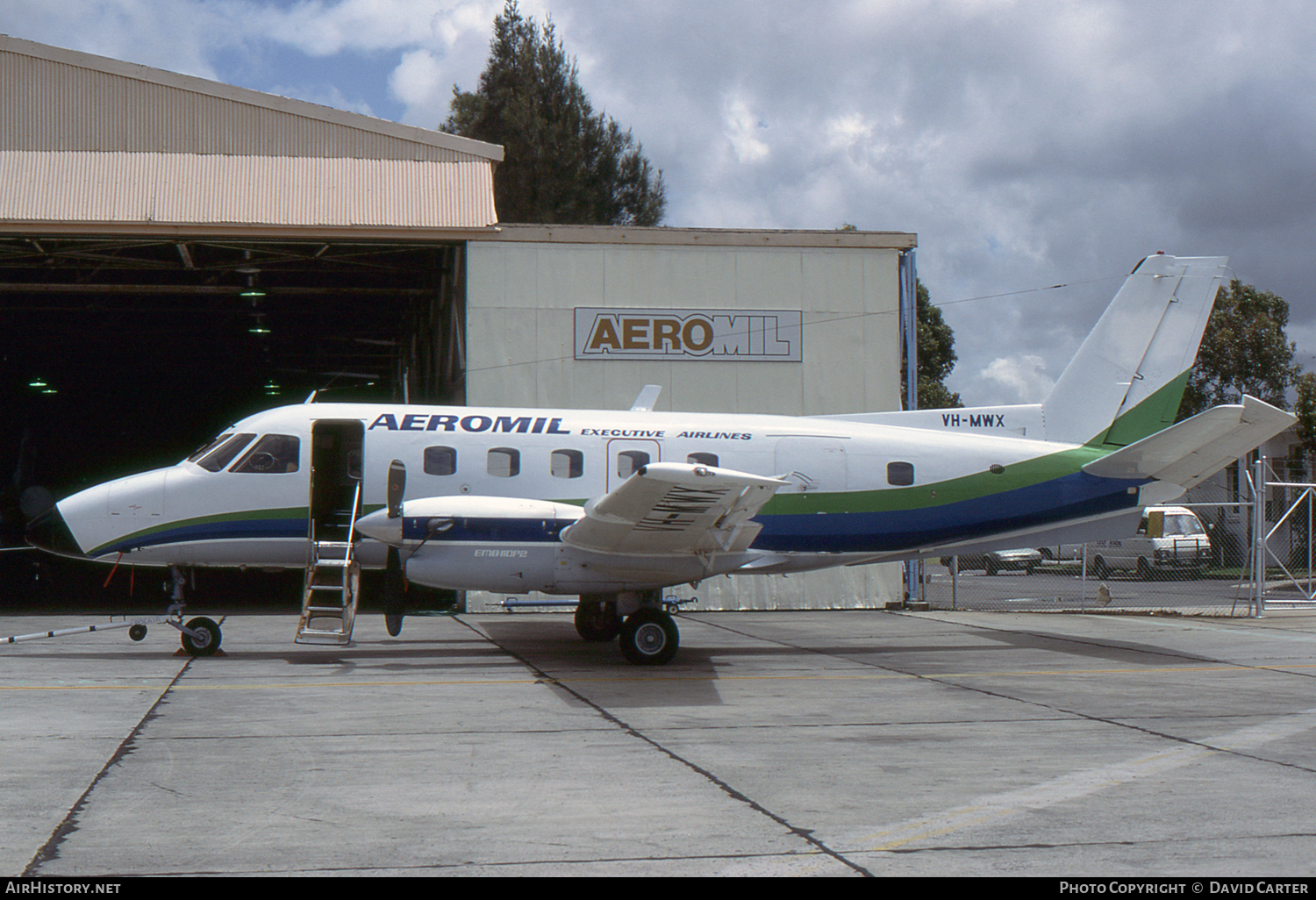 Aircraft Photo of VH-MWX | Embraer EMB-110P2 Bandeirante | Aeromil Executive Airlines | AirHistory.net #687
