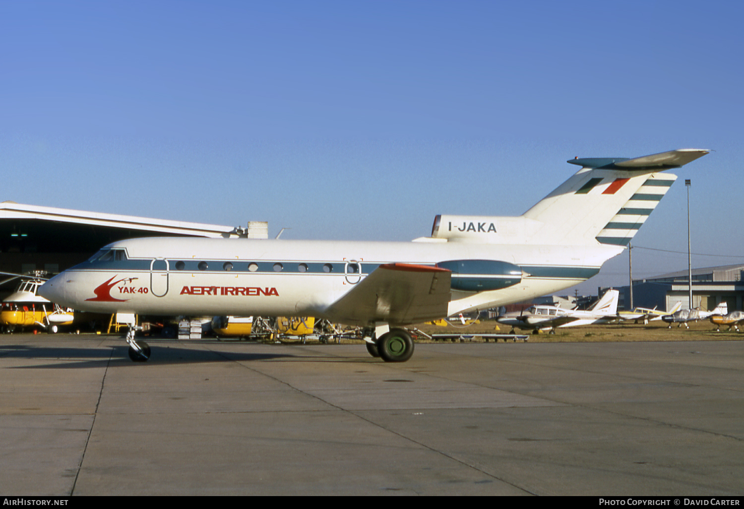 Aircraft Photo of I-JAKA | Yakovlev Yak-40 | Aertirrena | AirHistory.net #707