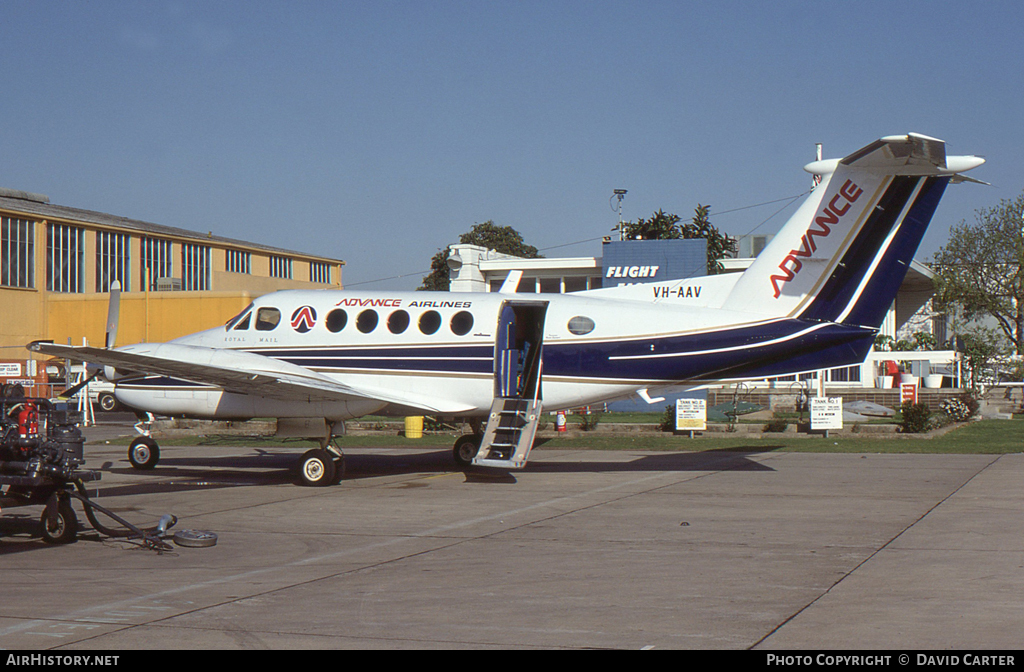 Aircraft Photo of VH-AAV | Beech 200 Super King Air | Advance Airlines | AirHistory.net #745