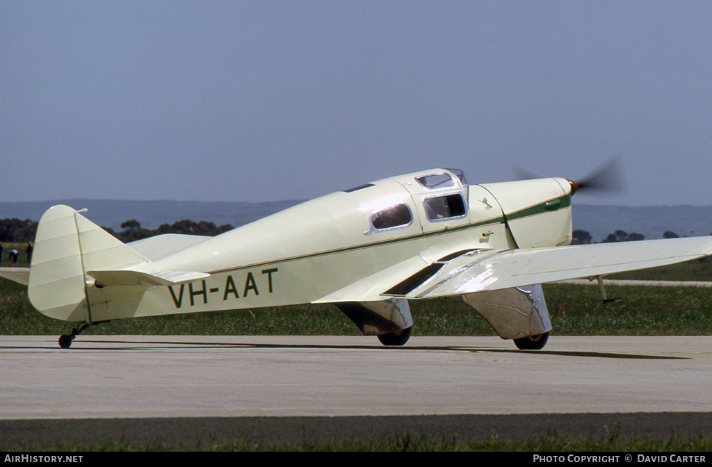 Aircraft Photo of VH-AAT | Miles M.3A Falcon Major | AirHistory.net #746