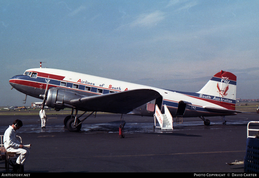 Aircraft Photo of VH-ANZ | Douglas DC-3-G202A | Airlines of South Australia - ASA | AirHistory.net #752