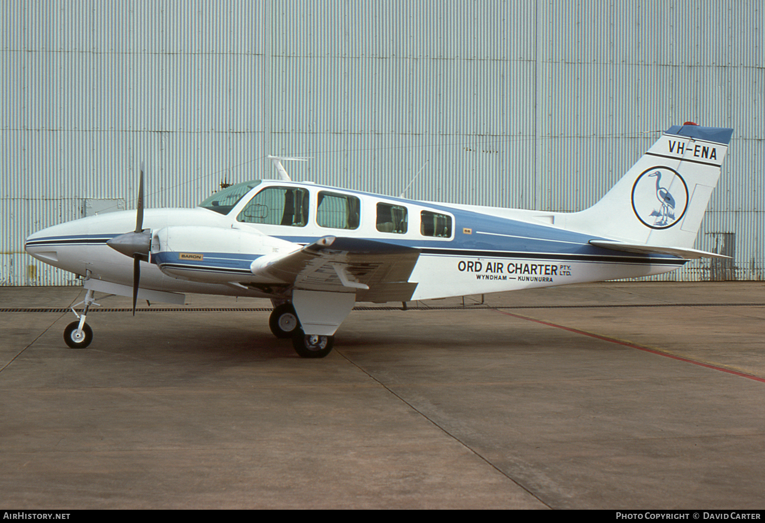 Aircraft Photo of VH-ENA | Beech 58 Baron | Ord Air Charter | AirHistory.net #798