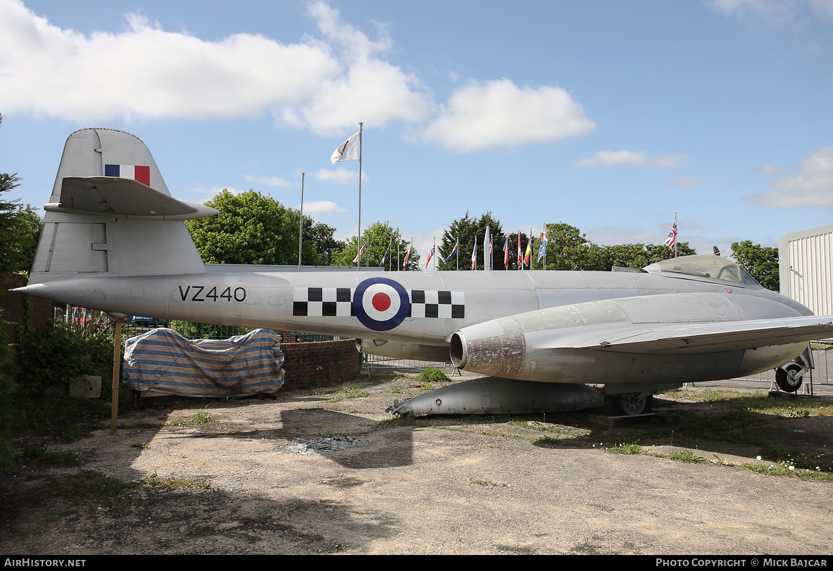 Aircraft Photo of VZ440 | Gloster Meteor F8 | UK - Air Force | AirHistory.net #800