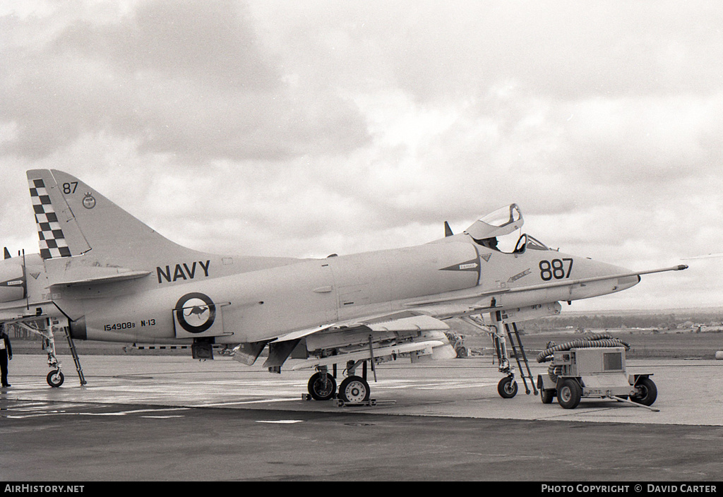 Aircraft Photo of N13-154908 | Douglas A-4G Skyhawk | Australia - Navy | AirHistory.net #809