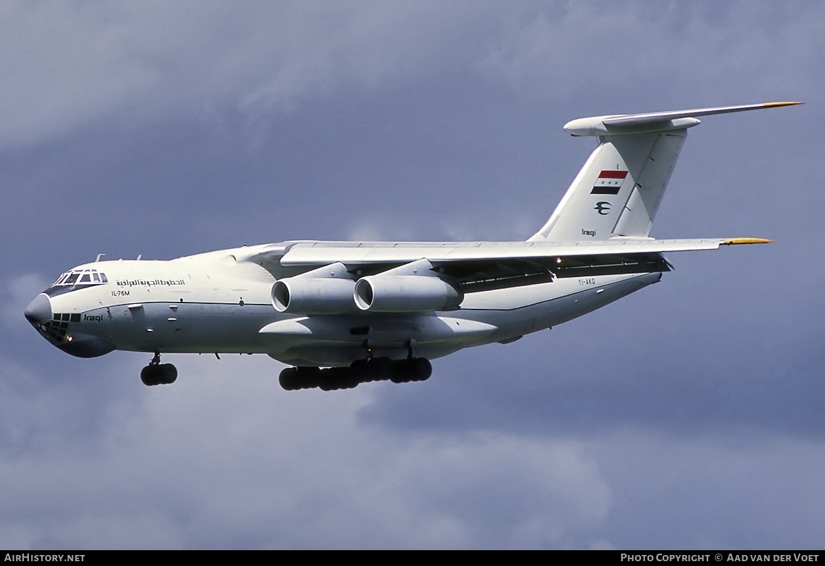 Aircraft Photo of YI-AKQ | Ilyushin Il-76M | Iraqi Airways | AirHistory.net #821