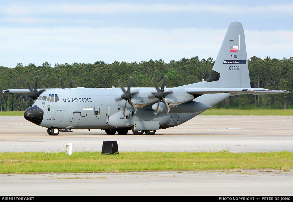Aircraft Photo of 98-5307 / 85307 | Lockheed Martin WC-130J Hercules (L-382G) | USA - Air Force | AirHistory.net #826