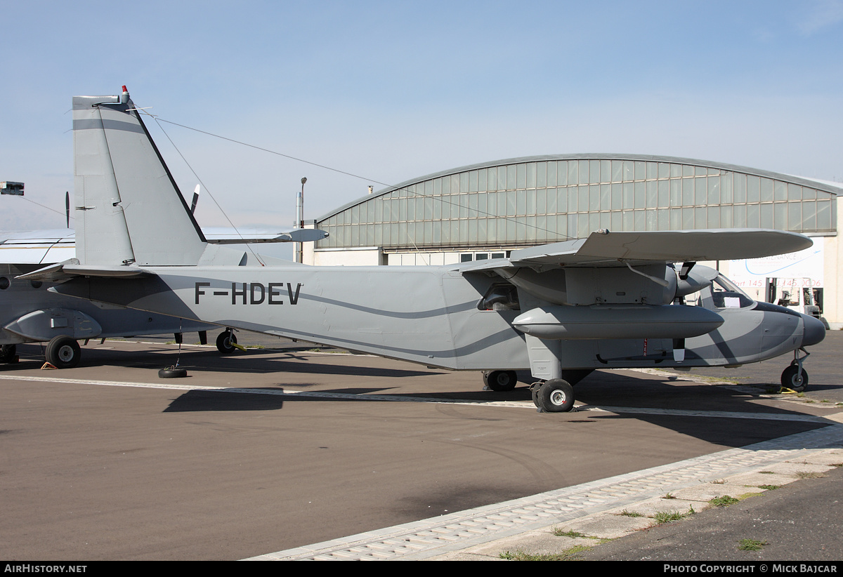 Aircraft Photo of F-HDEV | Pilatus Britten-Norman BN-2T Turbine Islander | AirHistory.net #858