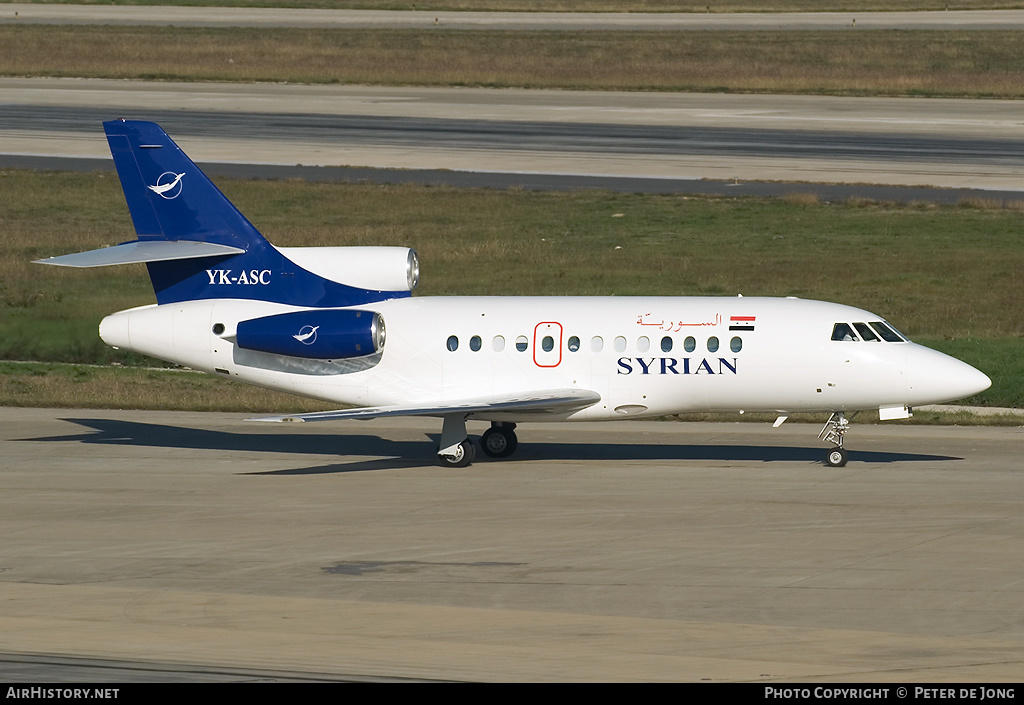 Aircraft Photo of YK-ASC | Dassault Falcon 900 | Syrian Air | AirHistory.net #909