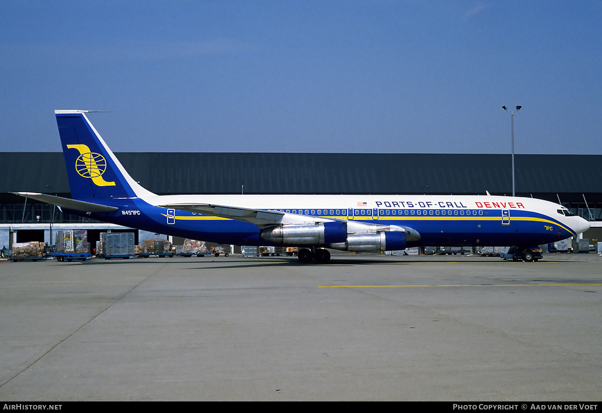 Aircraft Photo of N457PC | Boeing 707-323B | Ports of Call | AirHistory.net #916