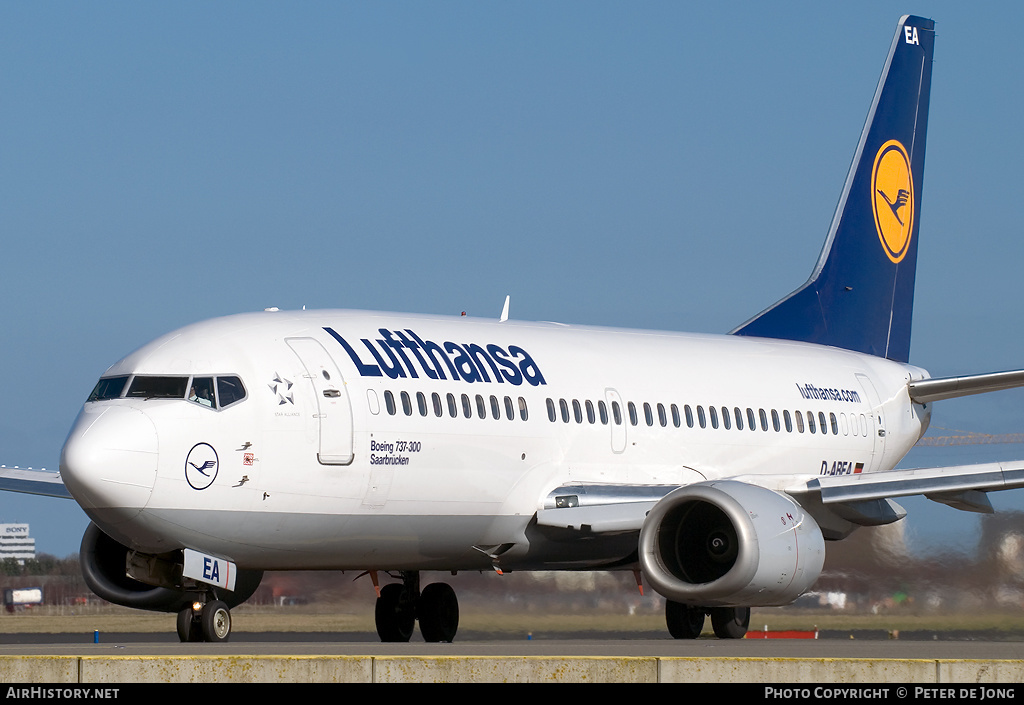 Aircraft Photo of D-ABEA | Boeing 737-330 | Lufthansa | AirHistory.net #927