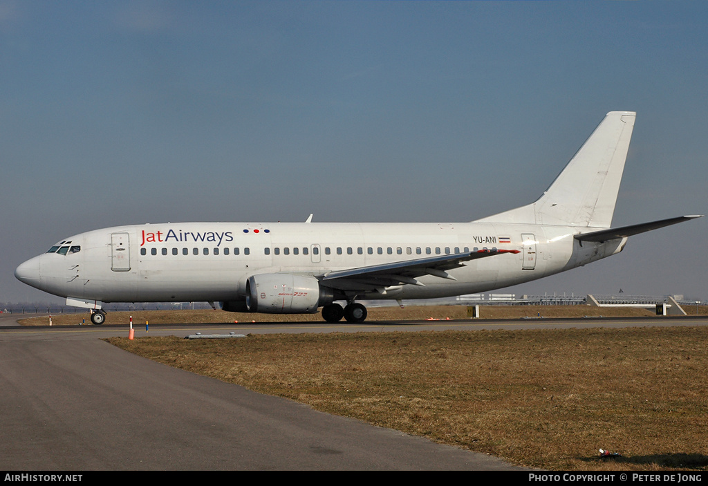 Aircraft Photo of YU-ANI | Boeing 737-3H9 | Jat Airways | AirHistory.net #938