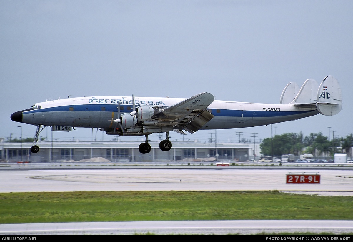 Aircraft Photo of HI-548CT | Lockheed C-121C Super Constellation | Aerochago | AirHistory.net #963