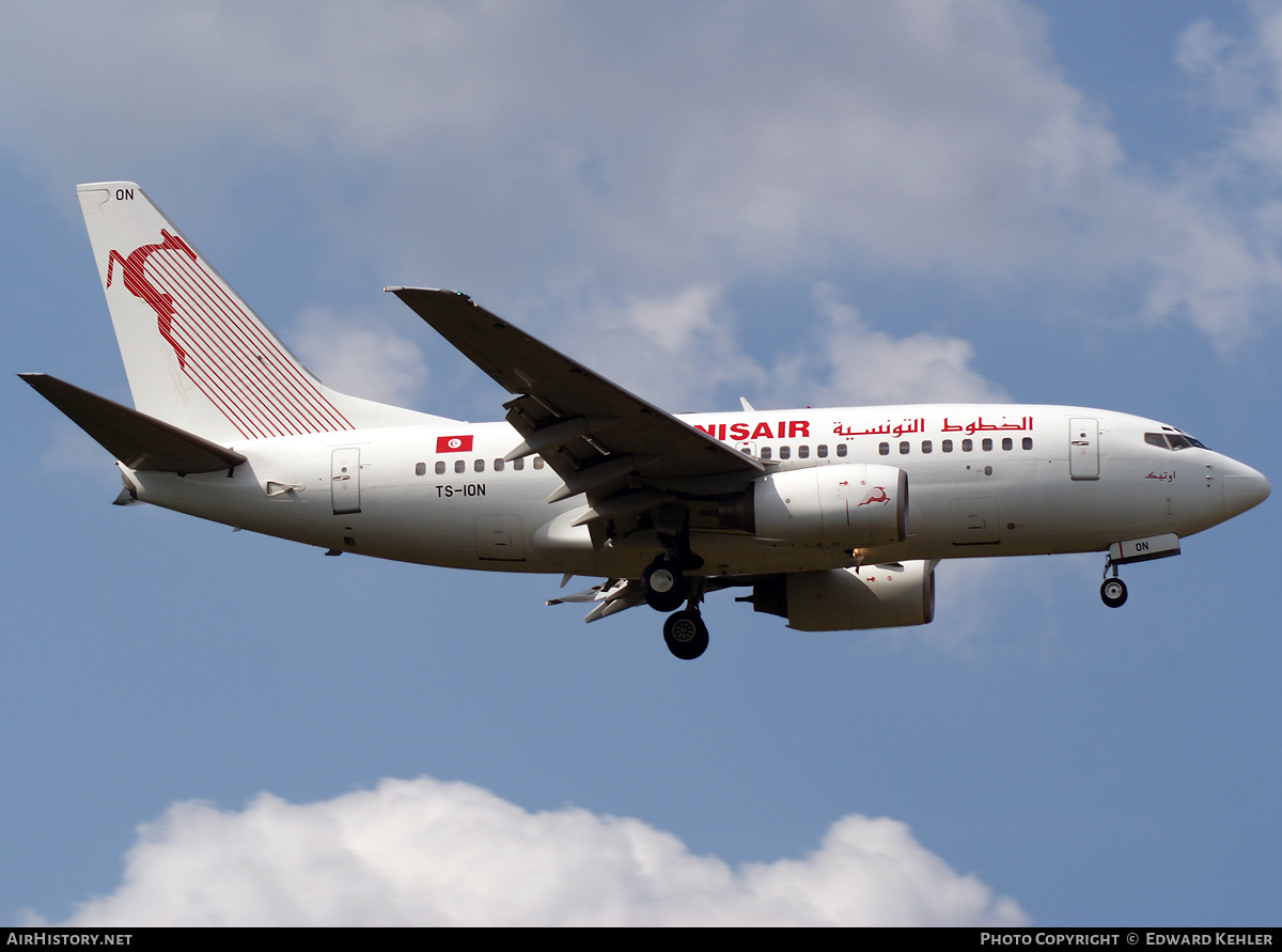 Aircraft Photo of TS-ION | Boeing 737-6H3 | Tunisair | AirHistory.net #973