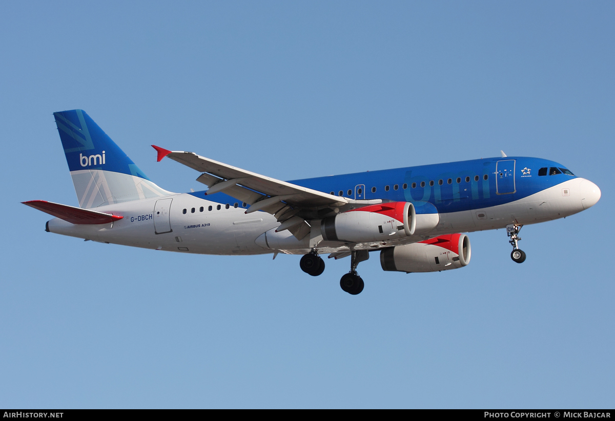 Aircraft Photo of G-DBCH | Airbus A319-131 | BMI - British Midland International | AirHistory.net