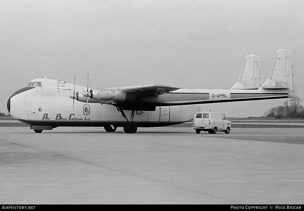 Aircraft Photo of G-APRL | Armstrong Whitworth AW-650 Argosy 101 | Air Bridge Carriers - ABC | AirHistory.net #989
