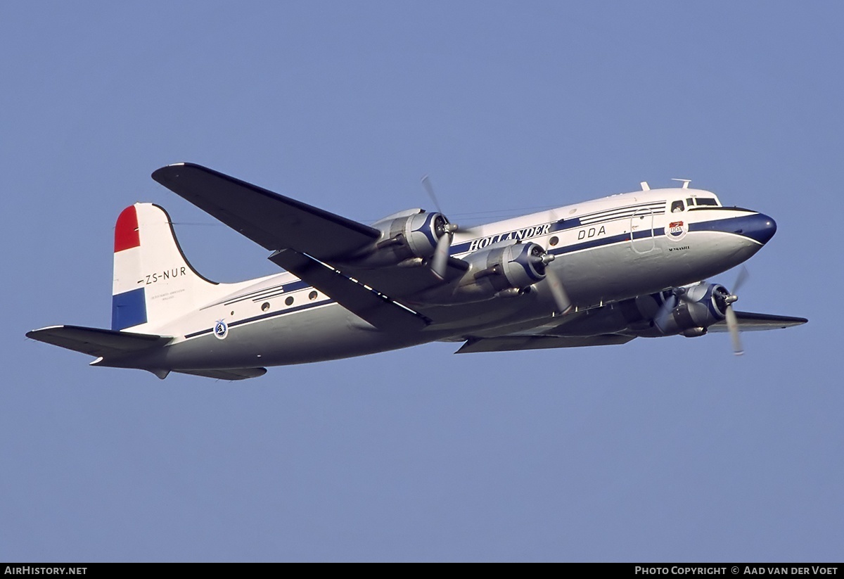 Aircraft Photo of ZS-NUR | Douglas DC-4-1009 | DDA - Dutch Dakota Association | KLM - Royal Dutch Airlines | AirHistory.net #998