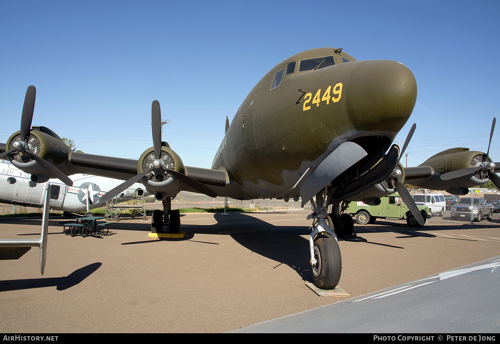 Aircraft Photo of 42-72449 / 272449 | Douglas C-54Q Skymaster | USA - Air Force | AirHistory.net #1001