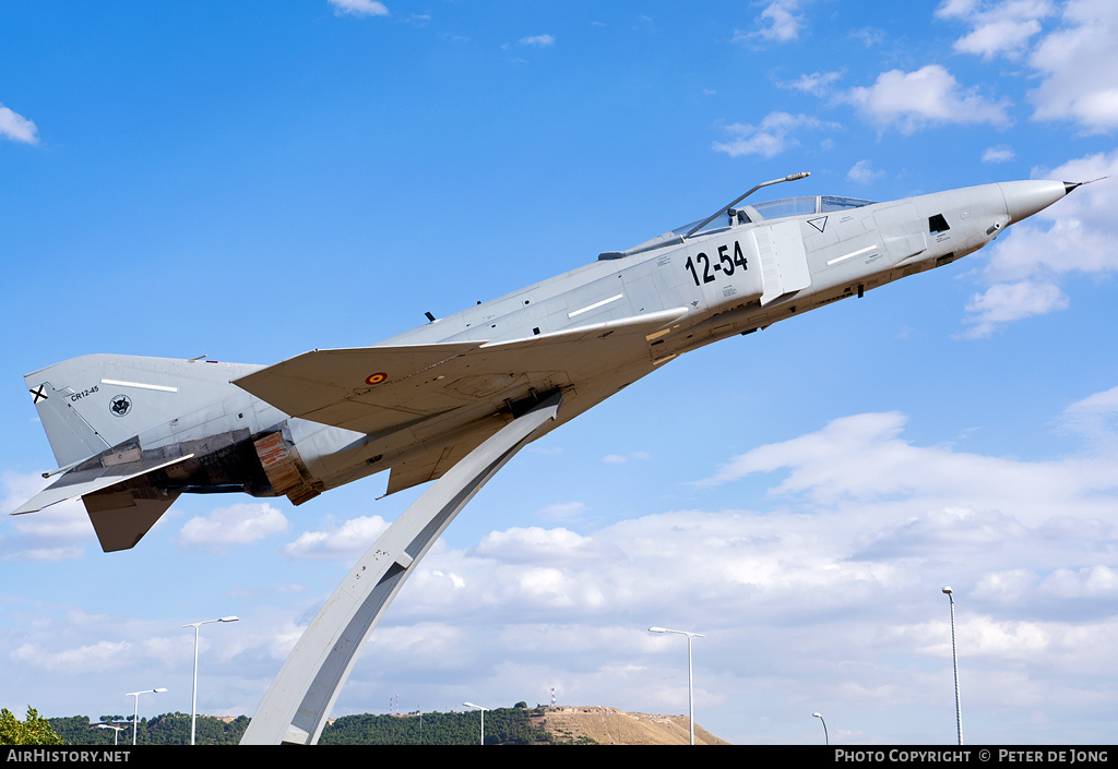 Aircraft Photo of CR12-45 | McDonnell RF-4C Phantom II | Spain - Air Force | AirHistory.net