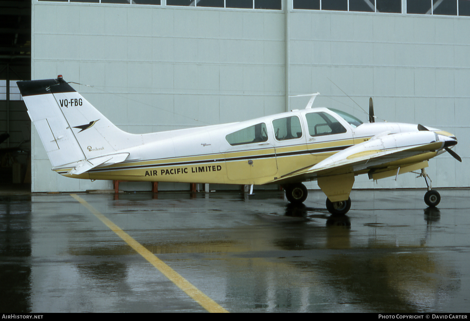 Aircraft Photo of VQ-FBG | Beech D55 Baron | Air Pacific | AirHistory.net #1042