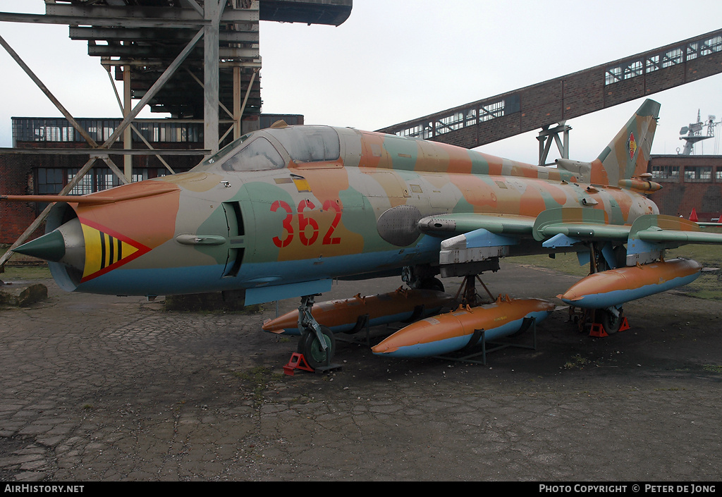 Aircraft Photo of 362 | Sukhoi Su-22M4 | East Germany - Air Force | AirHistory.net #1051