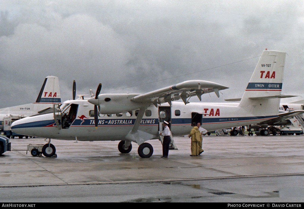 Aircraft Photo of VH-TGT | De Havilland Canada DHC-6-100 Twin Otter | Trans-Australia Airlines - TAA | AirHistory.net #1066