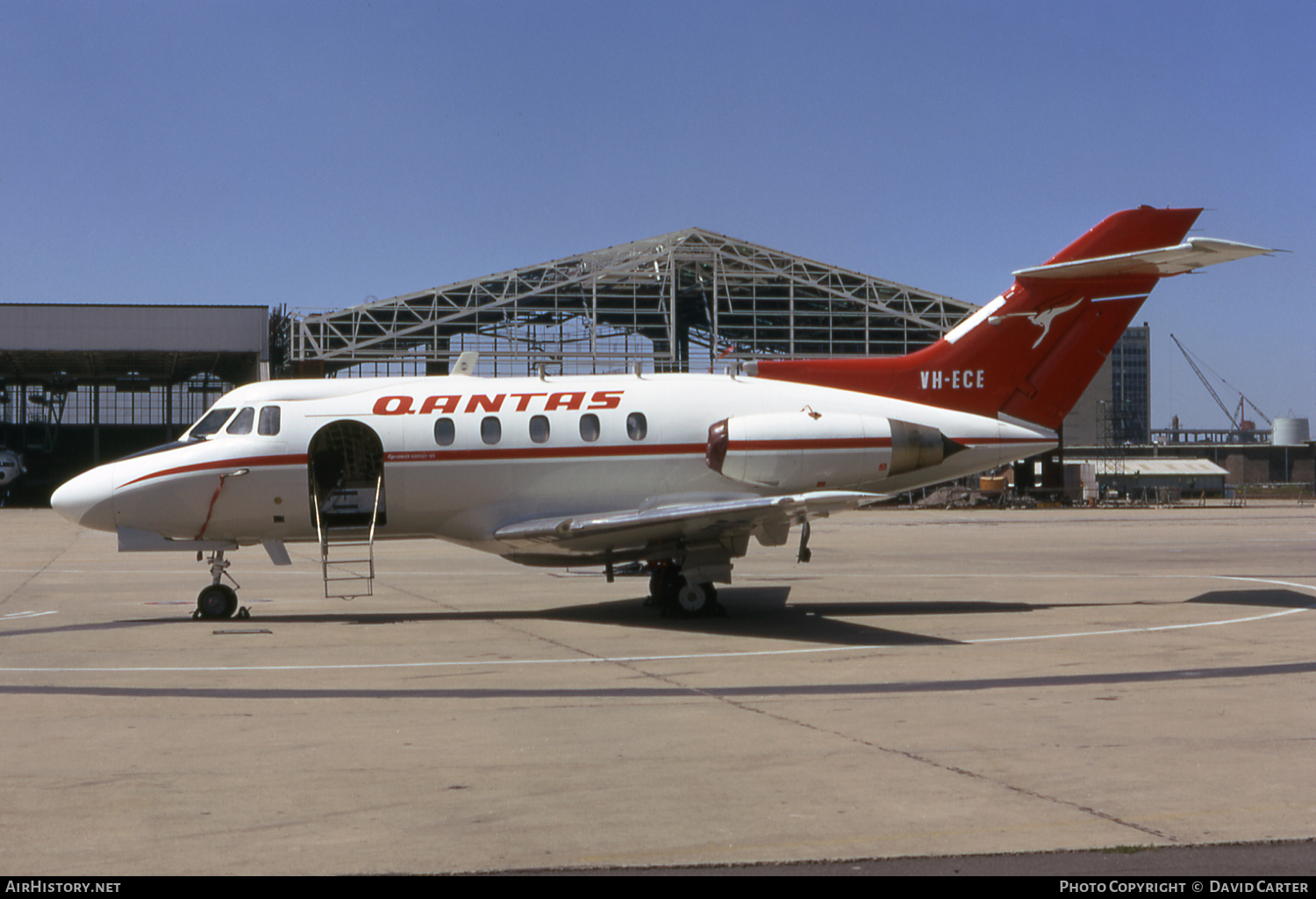 Aircraft Photo of VH-ECE | Hawker Siddeley HS-125-3B | Qantas | AirHistory.net #1079