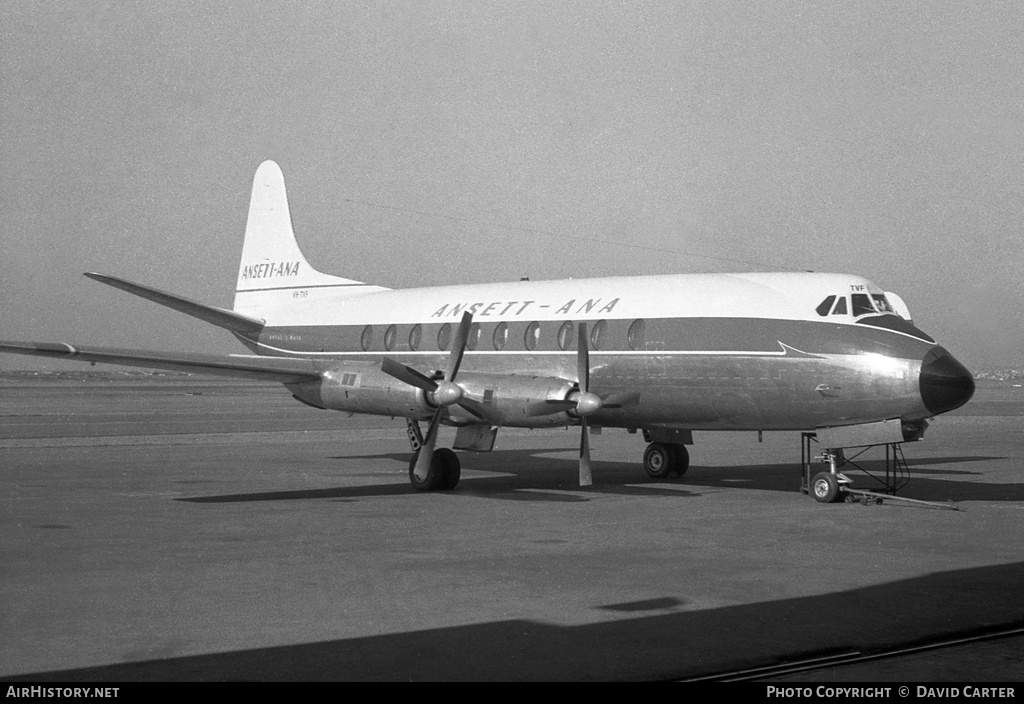 Aircraft Photo of VH-TVF | Vickers 720 Viscount | Ansett - ANA | AirHistory.net #1089