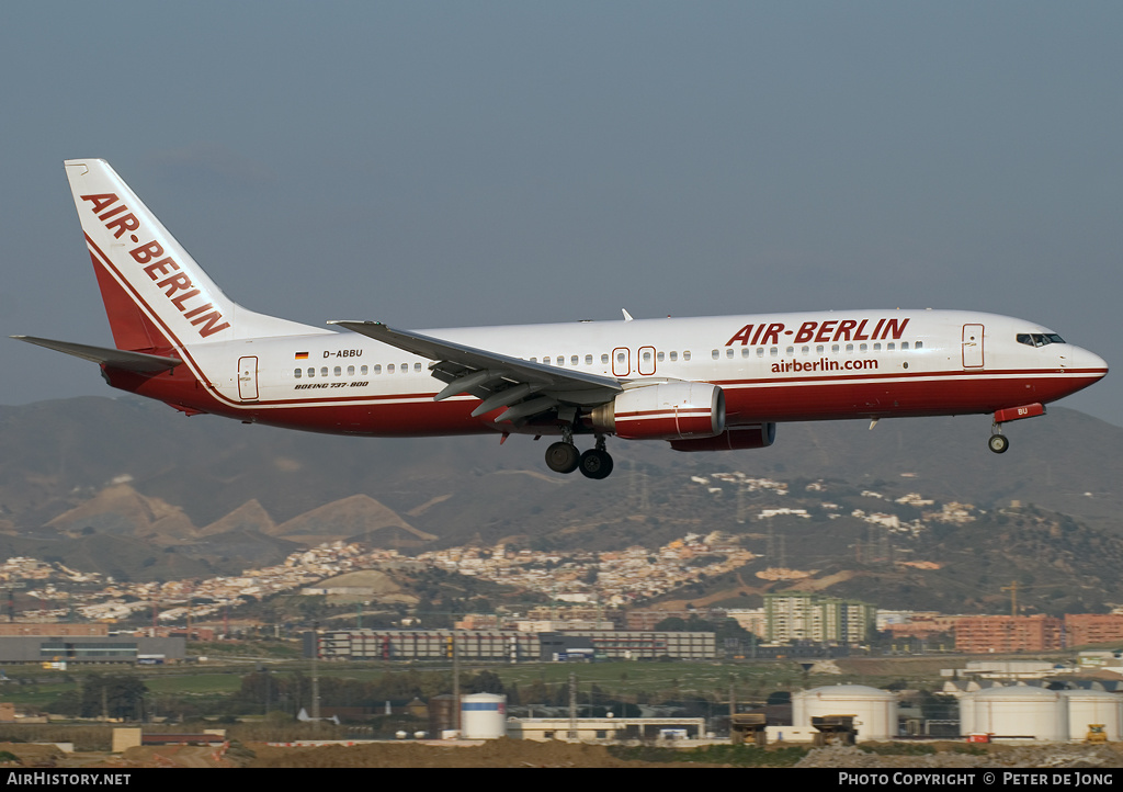 Aircraft Photo of D-ABBU | Boeing 737-8Q8 | Air Berlin | AirHistory.net #1096