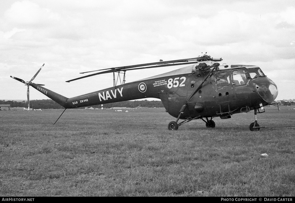 Aircraft Photo of XN448 | Bristol 171 Sycamore HR51 | Australia - Navy | AirHistory.net #1113