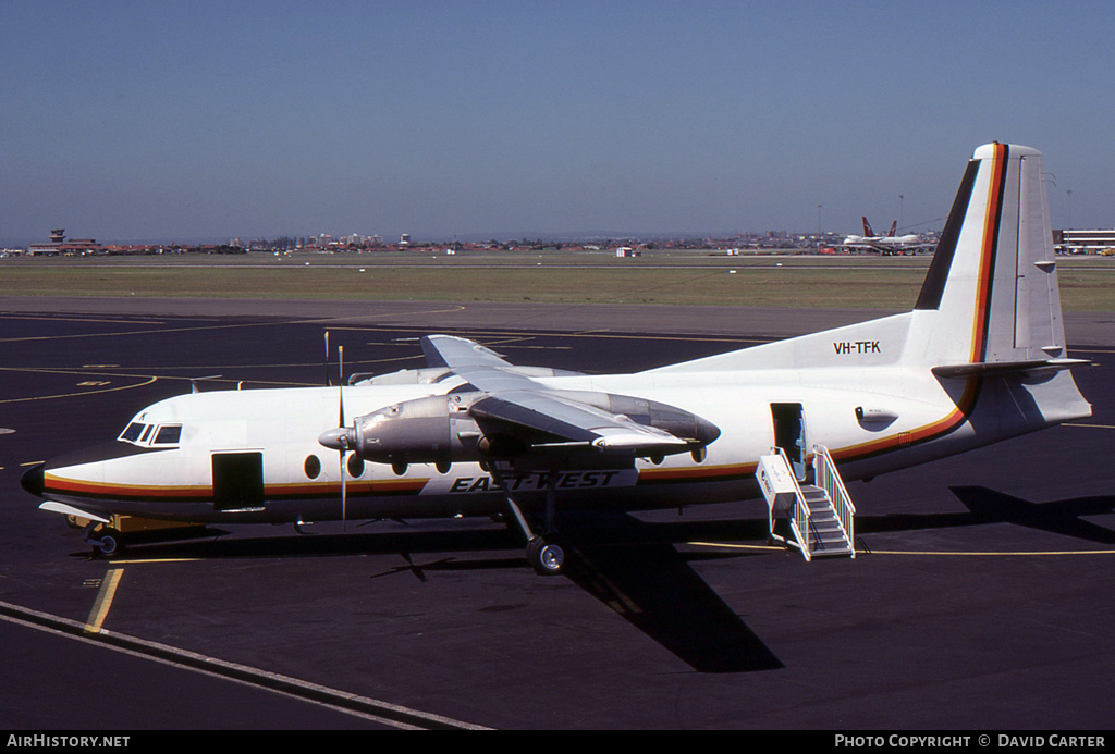 Aircraft Photo of VH-TFK | Fokker F27-200 Friendship | East-West Airlines | AirHistory.net #1123