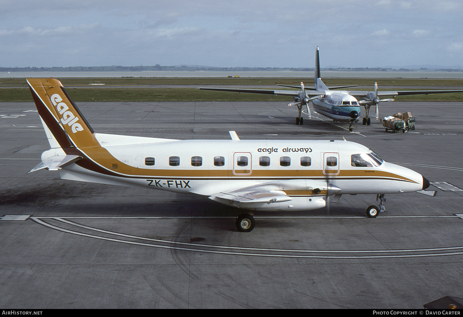 Aircraft Photo of ZK-FHX | Embraer EMB-110P1 Bandeirante | Eagle Airways | AirHistory.net #1145