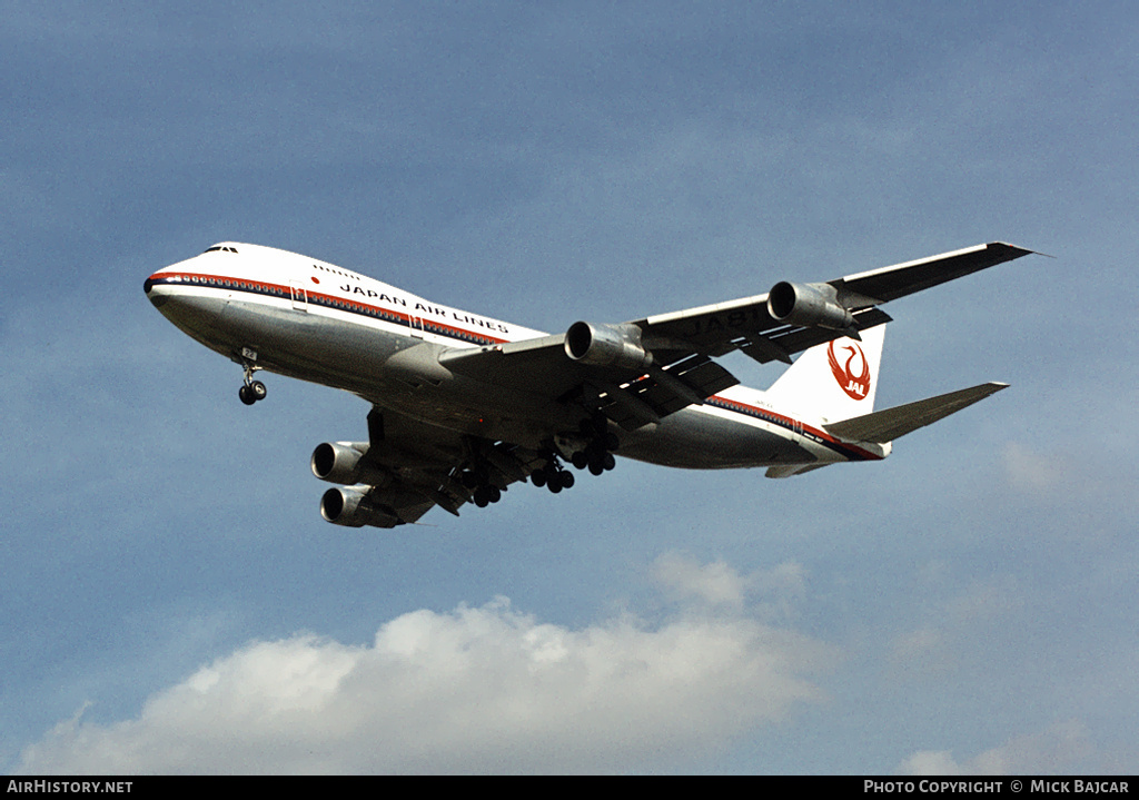 Aircraft Photo of JA8122 | Boeing 747-246B | Japan Air Lines - JAL | AirHistory.net #1149