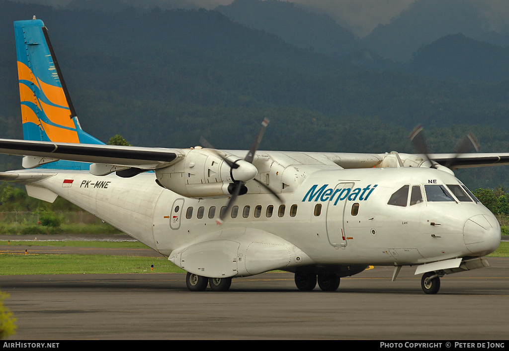 Aircraft Photo of PK-MNE | CASA/IPTN CN235-10 | Merpati Nusantara Airlines | AirHistory.net #1164