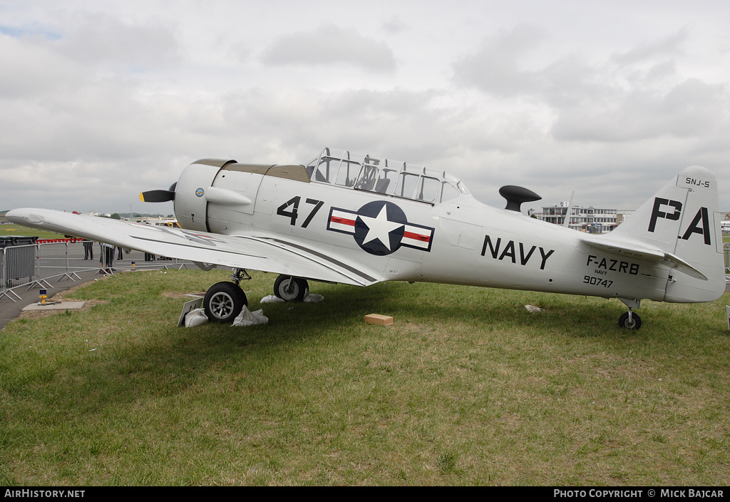 Aircraft Photo of F-AZRB / 90747 | North American SNJ-5 Texan | USA - Navy | AirHistory.net #1168