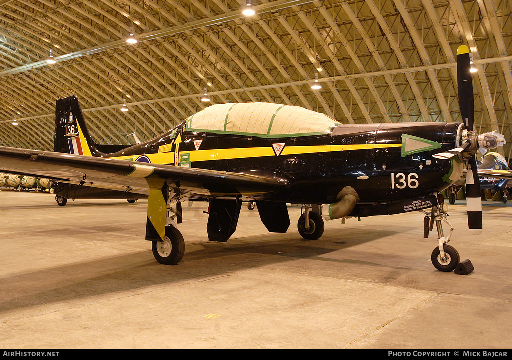 Aircraft Photo of ZF136 | Short S-312 Tucano T1 | UK - Air Force | AirHistory.net #1169