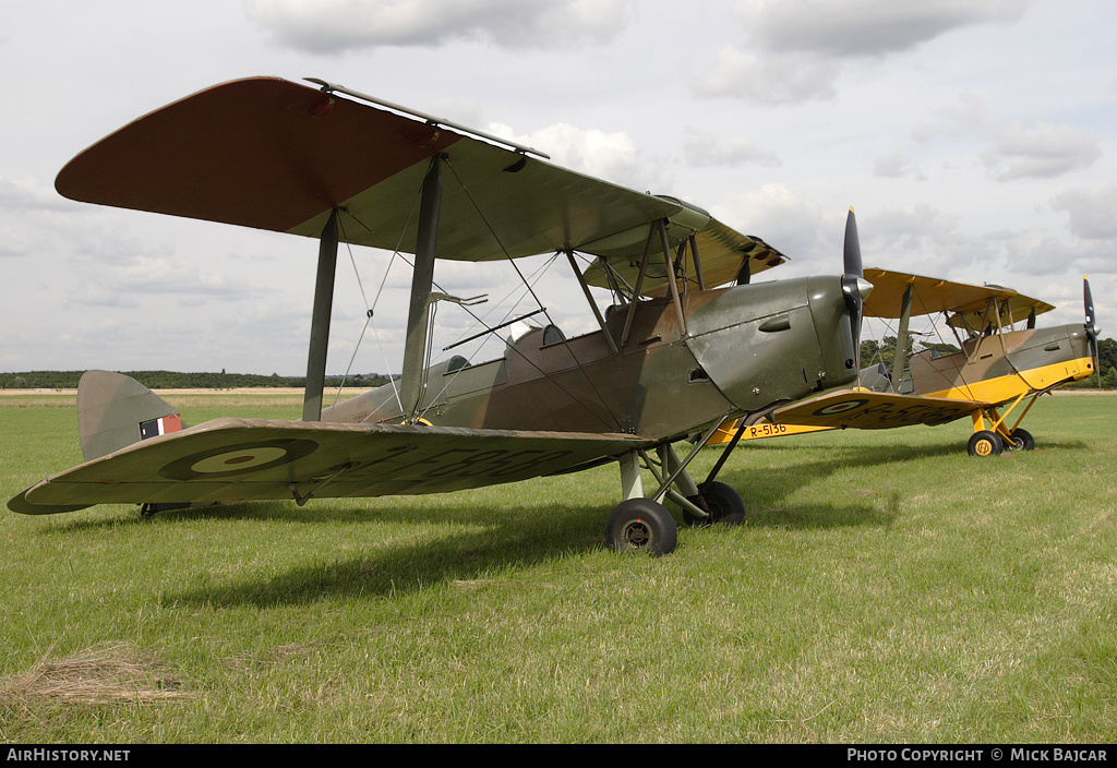 Aircraft Photo of G-BLUZ / LF858 | De Havilland D.H. 82B Queen Bee | UK - Air Force | AirHistory.net #1177