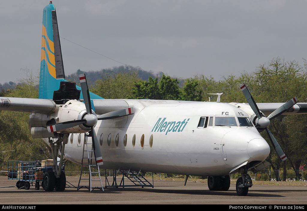 Aircraft Photo of PK-MFG | Fokker F27-500F Friendship | Merpati Nusantara Airlines | AirHistory.net #1187