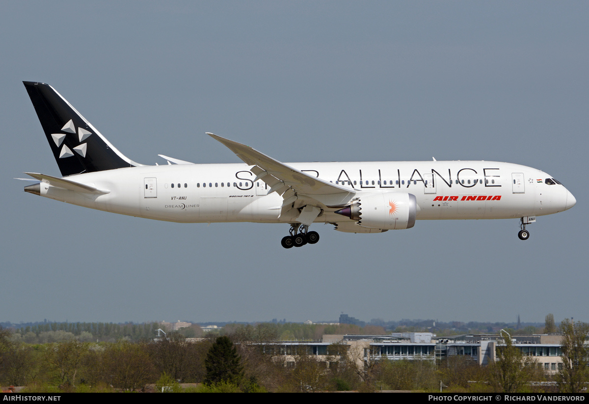 Aircraft Photo of VT-ANU | Boeing 787-8 Dreamliner | Air India | AirHistory.net #1225