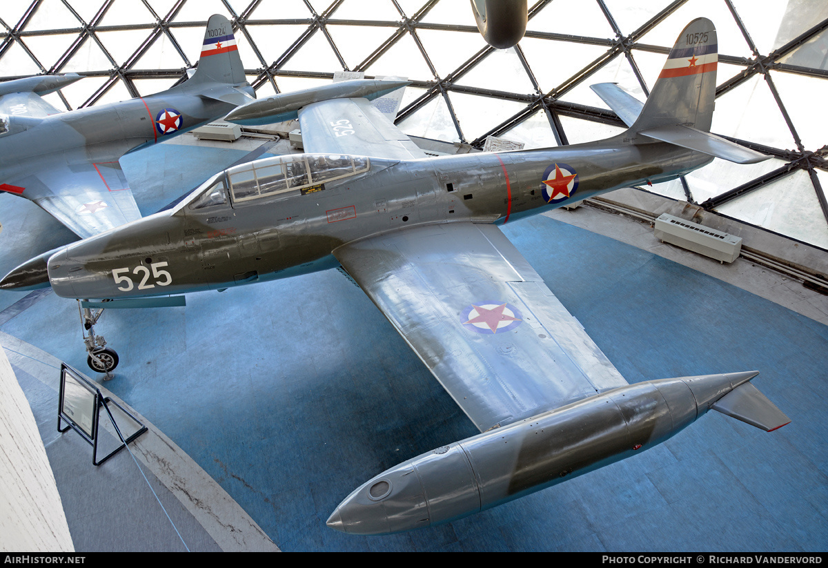 Aircraft Photo of 10525 | Republic RF-84G Thunderjet | Yugoslavia - Air Force | AirHistory.net #1228