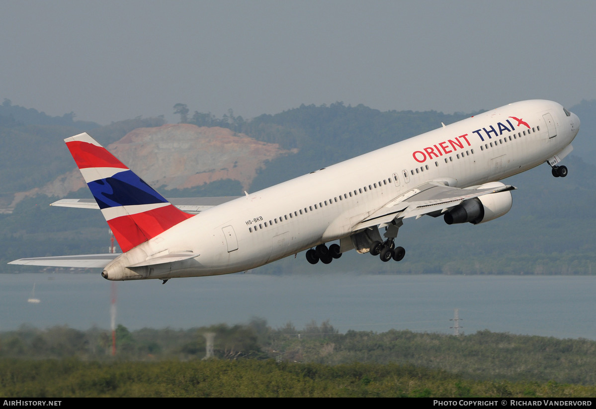 Aircraft Photo of HS-BKB | Boeing 767-346 | Orient Thai Airlines | AirHistory.net #1235