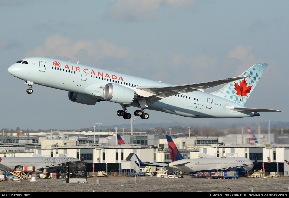 Aircraft Photo of C-GHPX | Boeing 787-8 Dreamliner | Air Canada | AirHistory.net #1238