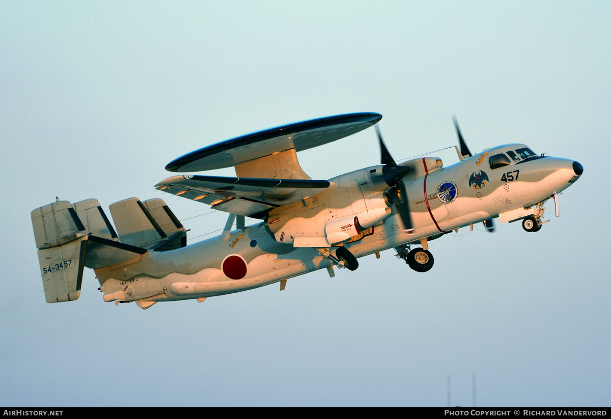 Aircraft Photo of 54-3457 | Grumman E-2C Hawkeye | Japan - Air Force | AirHistory.net #1243