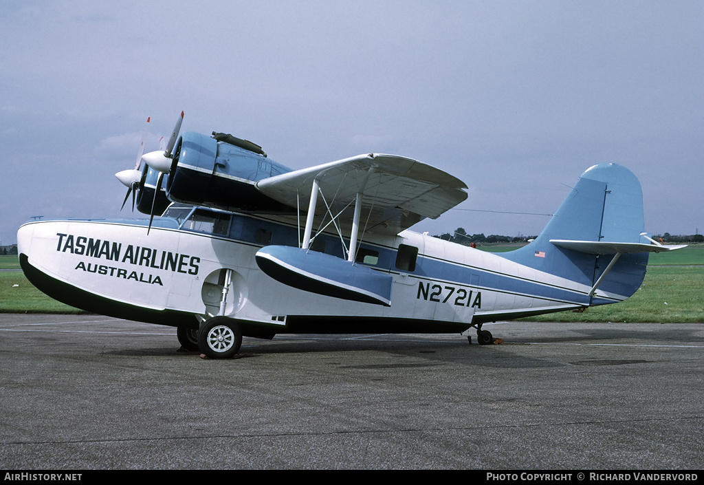 Aircraft Photo of N2721A | Grumman G-21A Goose | Tasman Airlines | AirHistory.net #1245