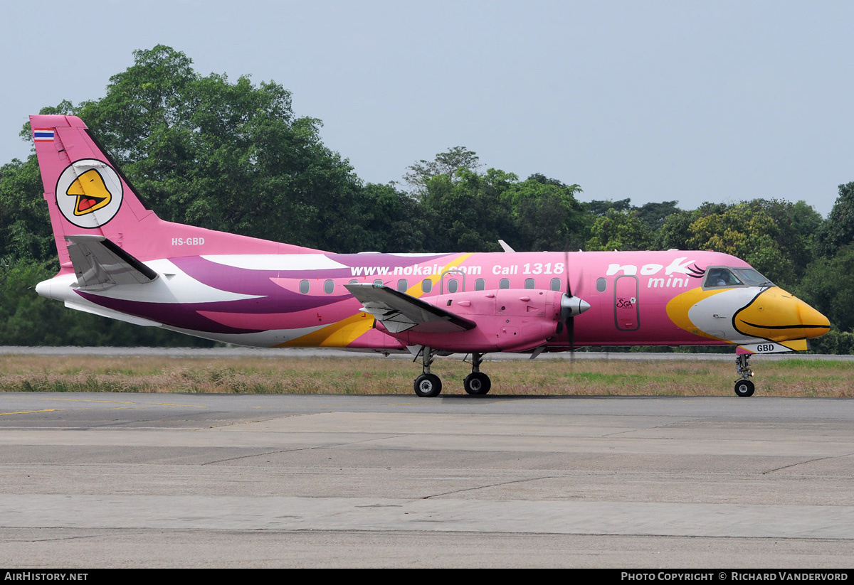 Aircraft Photo of HS-GBD | Saab 340B | Nok Mini | AirHistory.net #1250