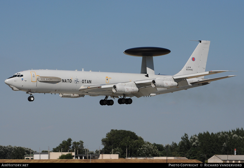 Aircraft Photo of LX-N90446 | Boeing E-3A Sentry | Luxembourg - NATO | AirHistory.net #1257