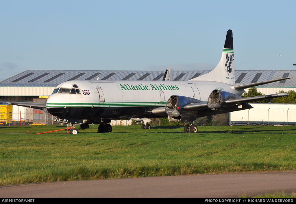 Aircraft Photo of G-LOFB | Lockheed L-188C(F) Electra | Atlantic Airlines | AirHistory.net #1263