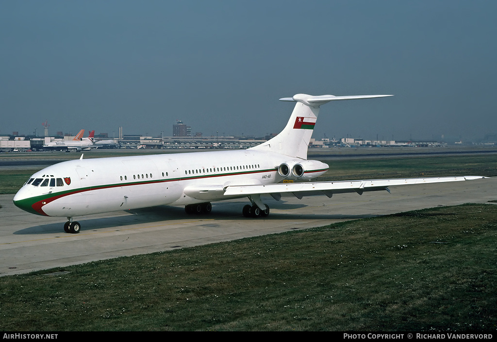 Aircraft Photo of A4O-AB | Vickers VC10 Srs1103 | Oman Royal Flight | AirHistory.net #1264