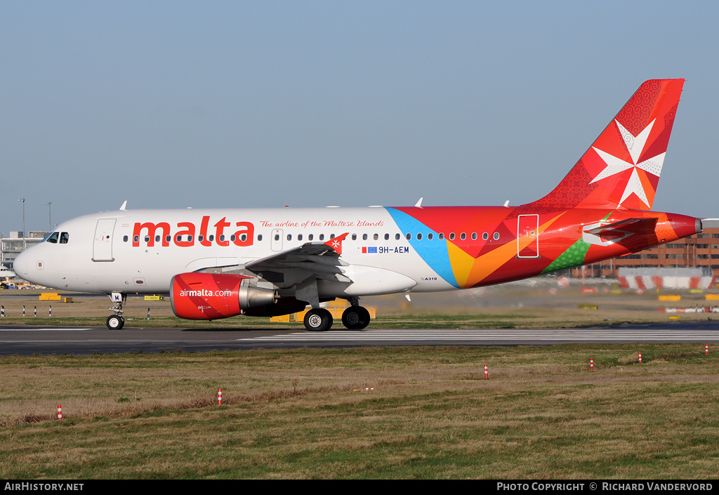 Aircraft Photo of 9H-AEM | Airbus A319-111 | Air Malta | AirHistory.net #1274